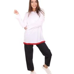 HPO Adult Men's Magical Anime Costume | Black & White Halloween Costume Women's