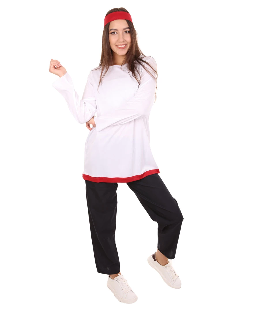 HPO Adult Men's Magical Anime Costume | Black & White Halloween Costume Women's 1 HPO Adult Men's Magical Anime Costume | Black & White Halloween Costume Women's