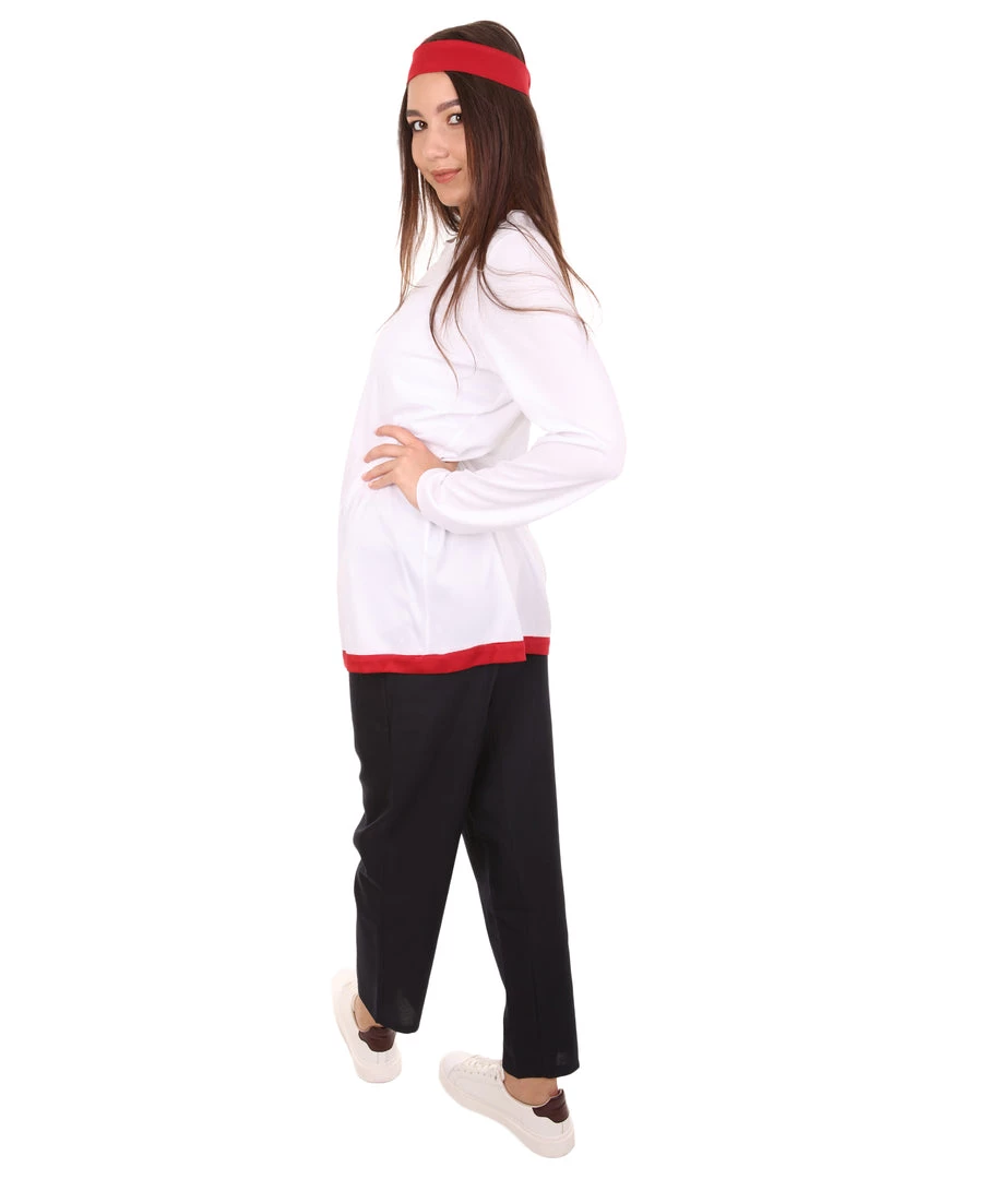 HPO Adult Men's Magical Anime Costume | Black & White Halloween Costume Women's 4 HPO Adult Men's Magical Anime Costume | Black & White Halloween Costume Women's