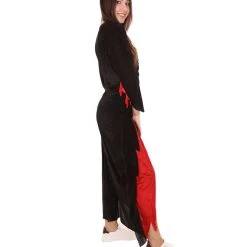 HPO Adult Women's Fantasia Vampire Costume | Black Halloween Costume