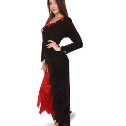HPO Adult Women's Fantasia Vampire Costume | Black Halloween Costume