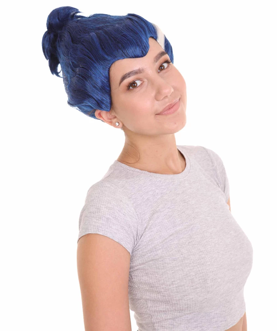 HPO Womens Monster Family Blue Wig | Blue Emma TV/Movie Wigs | Premium Breathable Capless Cap Women's 6 HPO Womens Monster Family Blue Wig | Blue Emma TV/Movie Wigs | Premium Breathable Capless Cap Women's