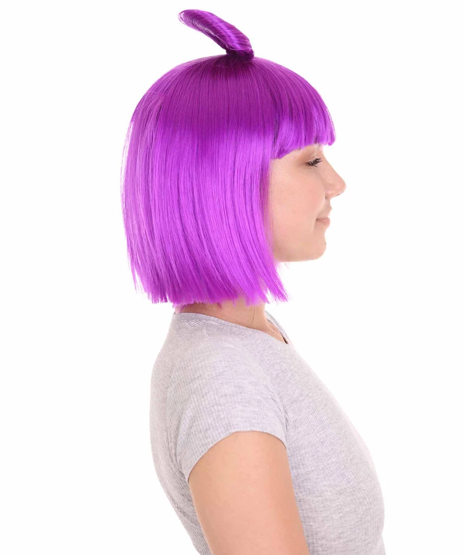 HPO Neon Purple Butterfly Womens Wig | Party Ready Fancy Cosplay Halloween Wig | Premium Breathable Capless Cap 5 HPO Neon Purple Butterfly Womens Wig | Party Ready Fancy Cosplay Halloween Wig | Premium Breathable Capless Cap