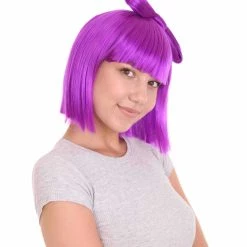 HPO Neon Purple Butterfly Womens Wig | Party Ready Fancy Cosplay Halloween Wig | Premium Breathable Capless Cap 12 HPO Neon Purple Butterfly Womens Wig | Party Ready Fancy Cosplay Halloween Wig | Premium Breathable Capless Cap