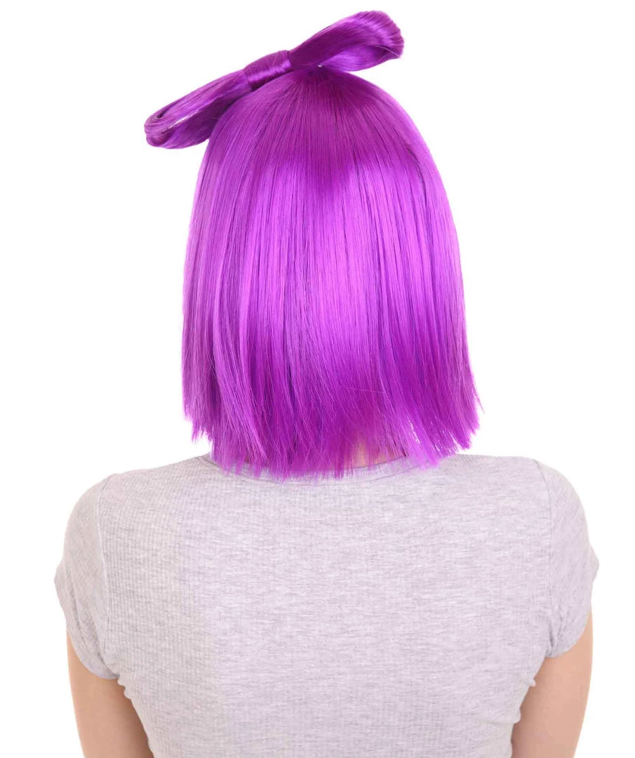 HPO Neon Purple Butterfly Womens Wig | Party Ready Fancy Cosplay Halloween Wig | Premium Breathable Capless Cap 6 HPO Neon Purple Butterfly Womens Wig | Party Ready Fancy Cosplay Halloween Wig | Premium Breathable Capless Cap