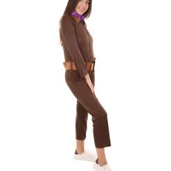 HPO Adult Women's Worker Costume | Brown Halloween Costume 12 HPO Adult Women's Worker Costume | Brown Halloween Costume