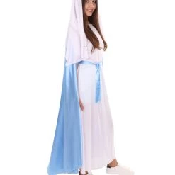 HPO Adult Women's Mary Nativity Costume | Blue And White Cosplay Costume