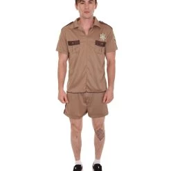 HPO Adult Men's Movie Character Costume | Brown Halloween Costume