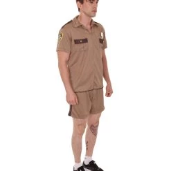 HPO Adult Men's Movie Character Costume | Brown Halloween Costume