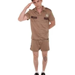 HPO Adult Men's Movie Character Costume | Brown Halloween Costume