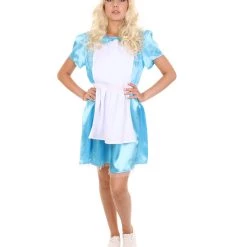 HPO Adult Women's Alice 2Pc Costume | Blue And White Cosplay Costume