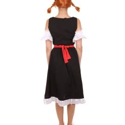 HPO Adult Women's Oktoberfest Fraulein Costume | Black & Red Halloween Costume 12 HPO Adult Women's Oktoberfest Fraulein Costume | Black & Red Halloween Costume