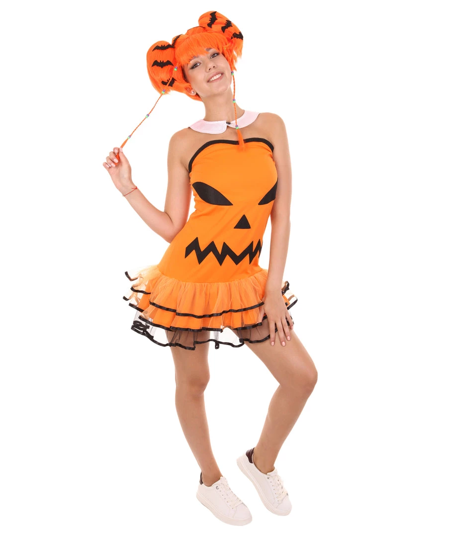HPO Adult Women's Pumpkin Costume | Multi Halloween Costume 1 HPO Adult Women's Pumpkin Costume | Multi Halloween Costume