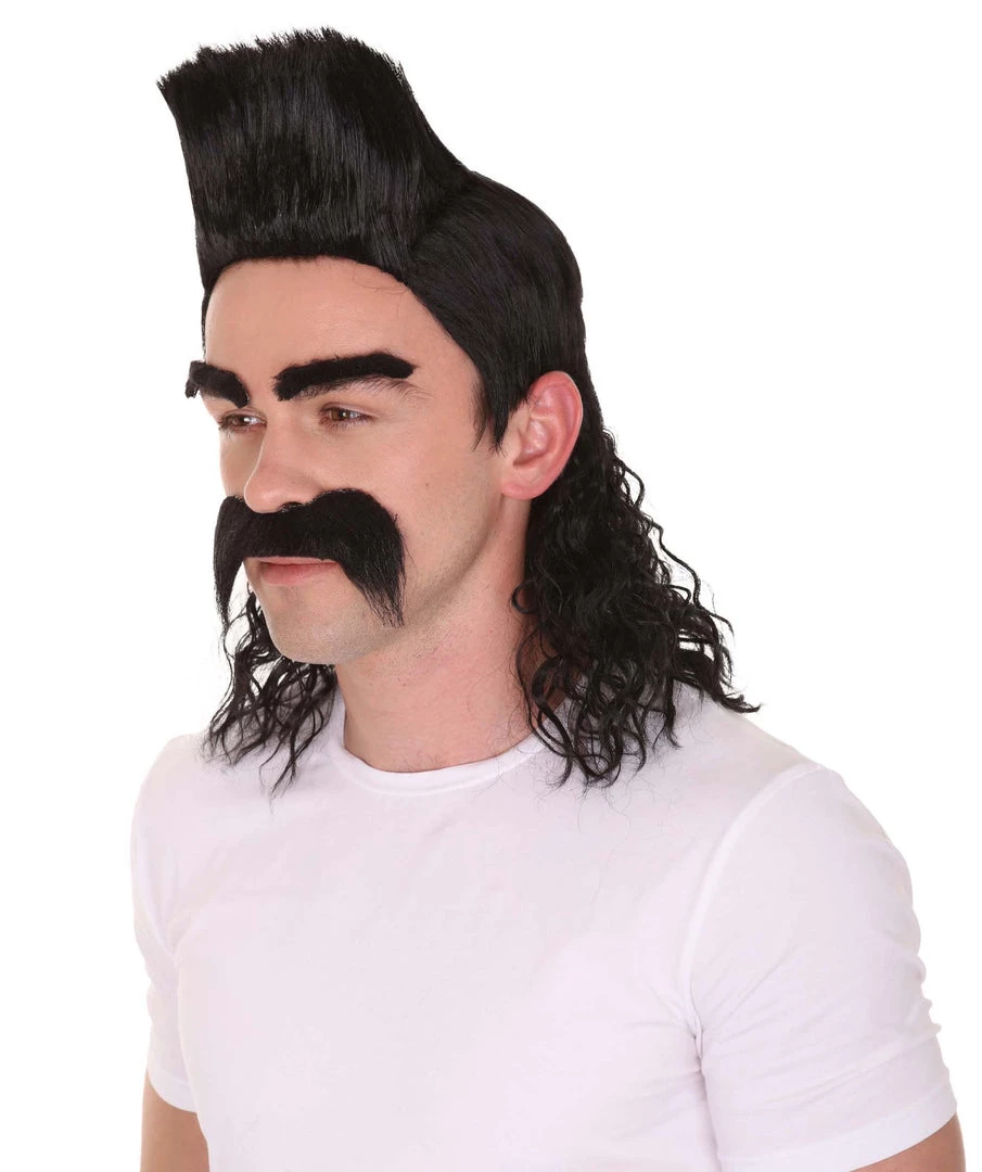 HPO Balthazar Bratt Wig | Despicable Cosplay Black Wig 4 HPO Balthazar Bratt Wig | Despicable Cosplay Black Wig