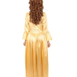 HPO Adult Women's 18th Century Royal Dress Costume | Gold Cosplay Costume