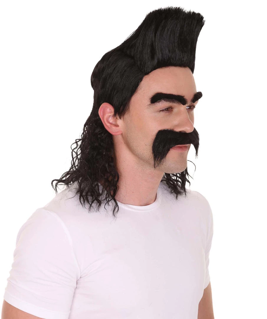 HPO Balthazar Bratt Wig | Despicable Cosplay Black Wig 8 HPO Balthazar Bratt Wig | Despicable Cosplay Black Wig