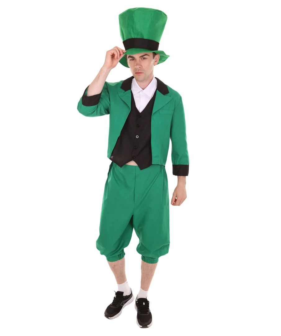 HPO Adult Men's Deluxe Mr. Leprechaun Costume | Patric Cosplay Costume 1 HPO Adult Men's Deluxe Mr. Leprechaun Costume | Patric Cosplay Costume