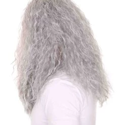 HPO Grey Men's Wig | Wig & Beard For Cosplay Wizard | Premium Breathable Capless Cap