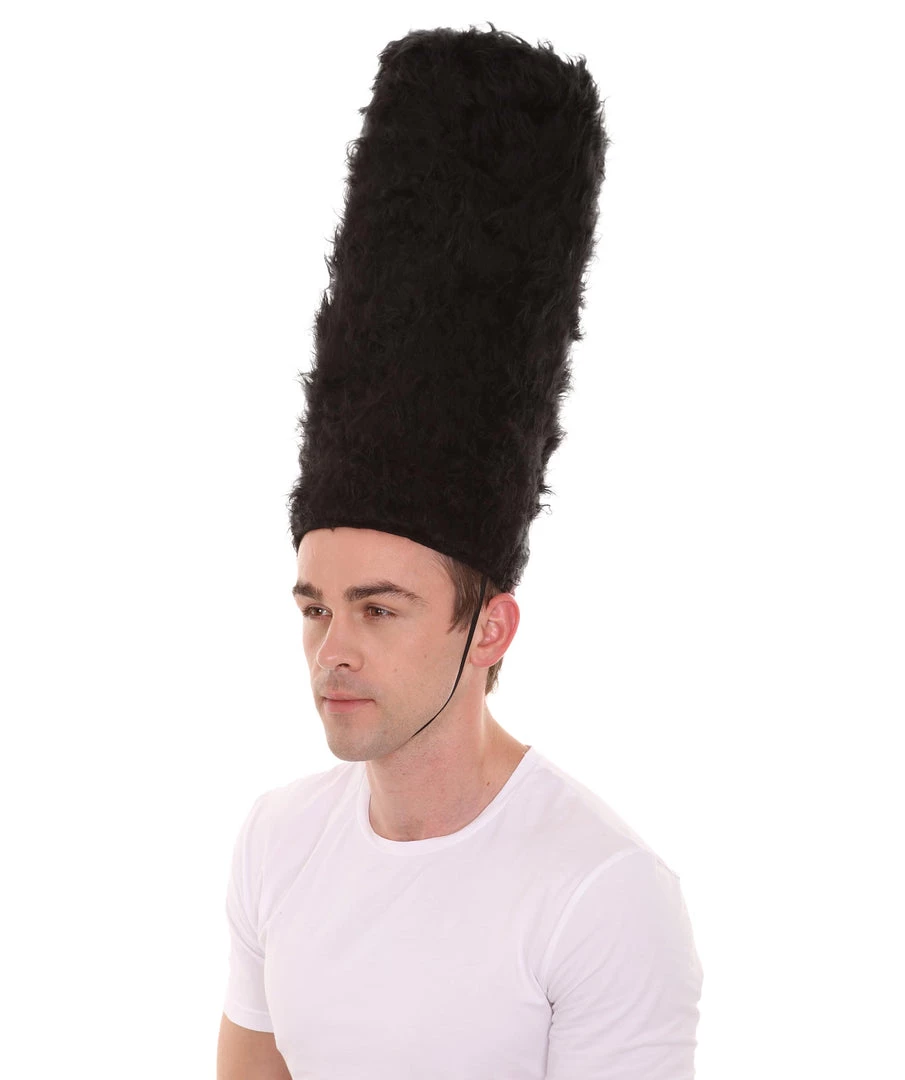 HPO Adult Men's English British Royal Guard Hat 18.5 Inches Tall | Black Costume Accessories 2 HPO Adult Men's English British Royal Guard Hat 18.5 Inches Tall | Black Costume Accessories
