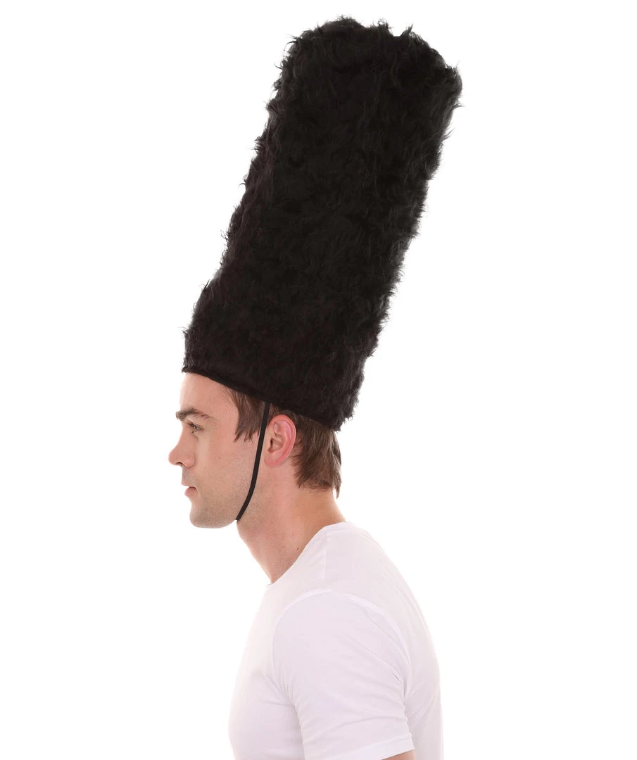 HPO Adult Men's English British Royal Guard Hat 18.5 Inches Tall | Black Costume Accessories 3 HPO Adult Men's English British Royal Guard Hat 18.5 Inches Tall | Black Costume Accessories