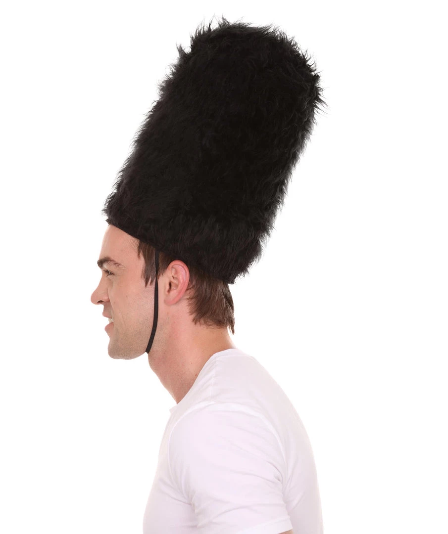 HPO Adult Men's English British Royal Guard Hat 12.5 Inches Tall Accessories Costume | Black Accessories Costume 4 HPO Adult Men's English British Royal Guard Hat 12.5 Inches Tall Accessories Costume | Black Accessories Costume