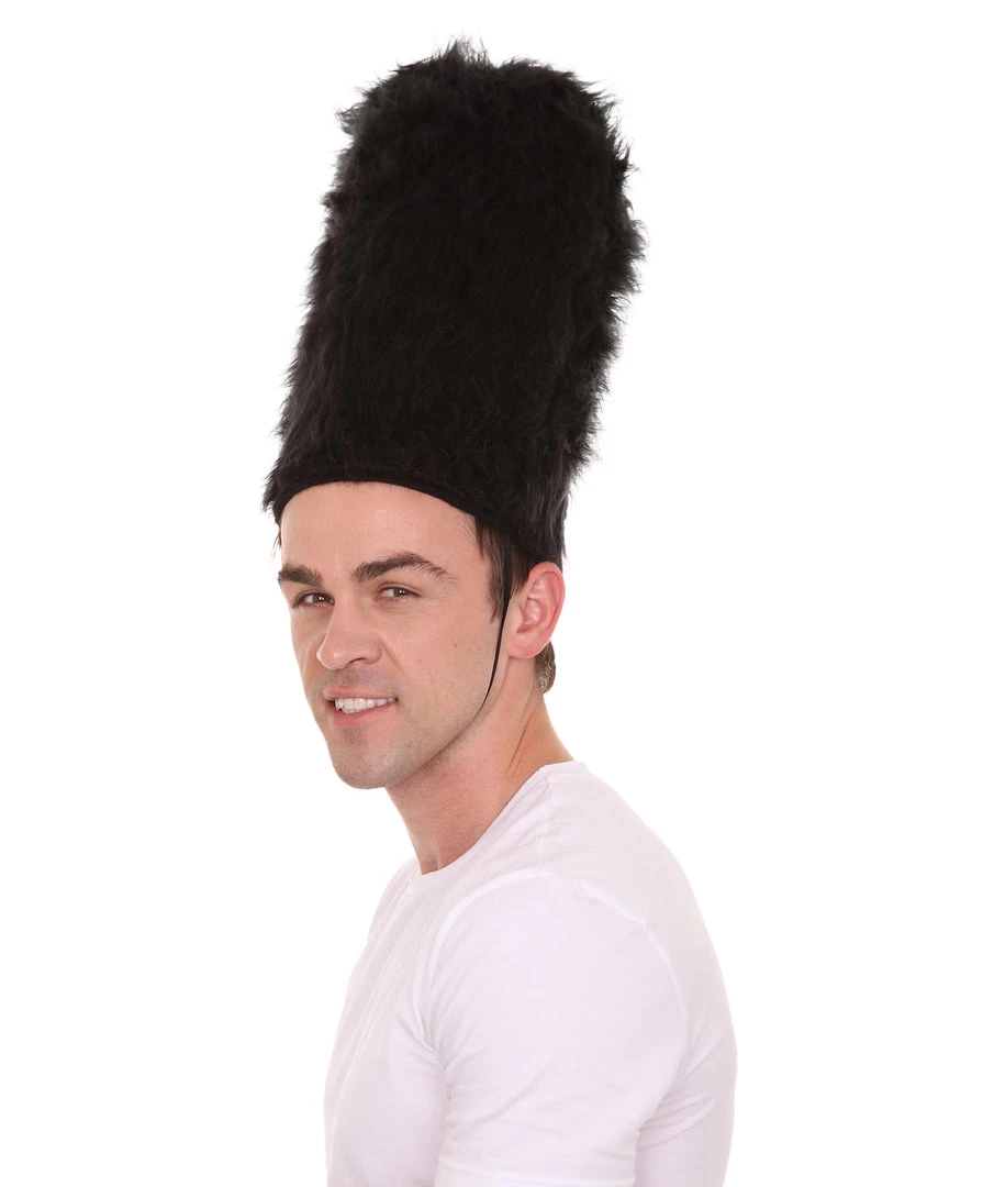 HPO Adult Men's English British Royal Guard Hat 12.5 Inches Tall Accessories Costume | Black Accessories Costume 3 HPO Adult Men's English British Royal Guard Hat 12.5 Inches Tall Accessories Costume | Black Accessories Costume