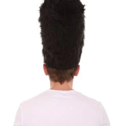 HPO Adult Men's English British Royal Guard Hat 12.5 Inches Tall Accessories Costume | Black Accessories Costume 12 HPO Adult Men's English British Royal Guard Hat 12.5 Inches Tall Accessories Costume | Black Accessories Costume