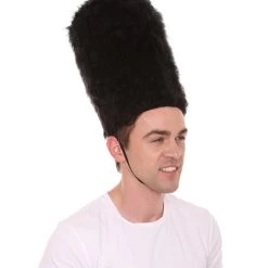 HPO Adult Men's English British Royal Guard Hat 12.5 Inches Tall Accessories Costume | Black Accessories Costume 14 HPO Adult Men's English British Royal Guard Hat 12.5 Inches Tall Accessories Costume | Black Accessories Costume