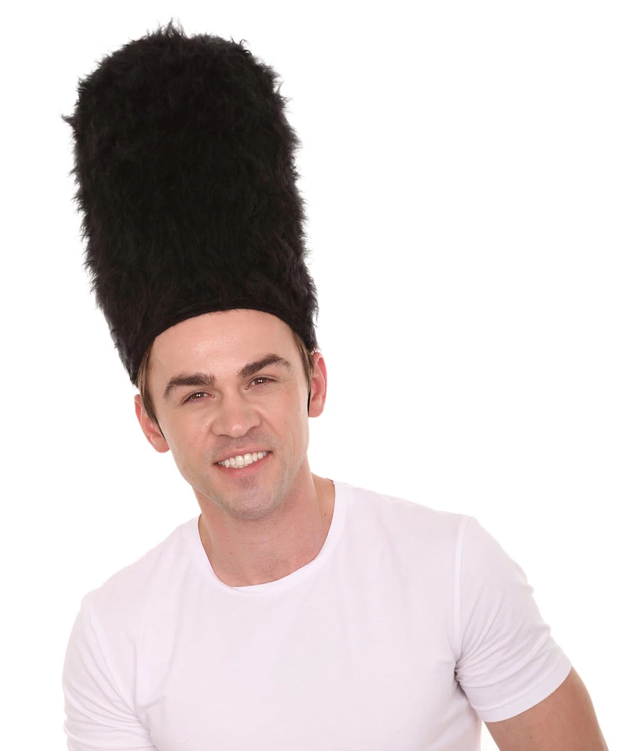 HPO Adult Men's English British Royal Guard Hat 12.5 Inches Tall Accessories Costume | Black Accessories Costume 1 HPO Adult Men's English British Royal Guard Hat 12.5 Inches Tall Accessories Costume | Black Accessories Costume