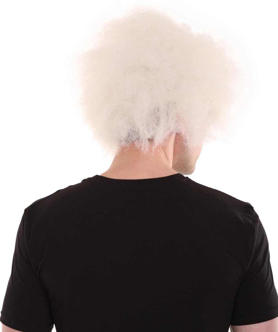 HPO Half Bald Head Mens Short Wig, Grey Men's 12 HPO Half Bald Head Mens Short Wig, Grey Men's