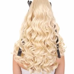 HPO Women's Womens Victorian Marie Antoinette Wig | Blonde Historical Wigs