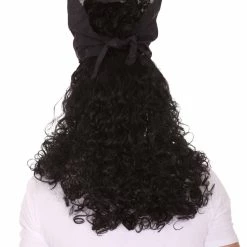 HPO Men's Captain Pirate Mens Curly Wig | Movie Character Cosplay Halloween Wig | Premium Breathable Capless Cap 13 HPO Men's Captain Pirate Mens Curly Wig | Movie Character Cosplay Halloween Wig | Premium Breathable Capless Cap