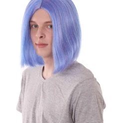 HPO Men's Monster Anime Wig | Blue Cosplay Wig | Premium Breathable Capless Cap
