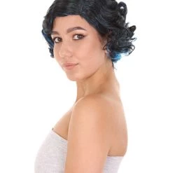 HPO Women's Womens Peculiar Wig | Black TV/Movie Wigs | Premium Breathable Capless Cap