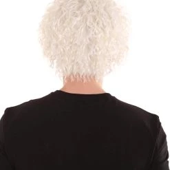 HPO Men's Albert Einstein Mens Wig And Mustache | Historical Halloween Wig | Premium Breathable Capless Cap