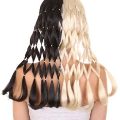 HPO Singer Womens Wig | Fancy Style Blonde Black Wig | Premium Breathable Capless Cap Women's