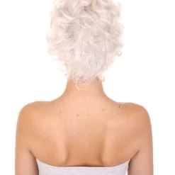 HPO Women's Women Santa Claus Wig | Blonde Merry Christmas Wig | Premium Breathable Capless Cap