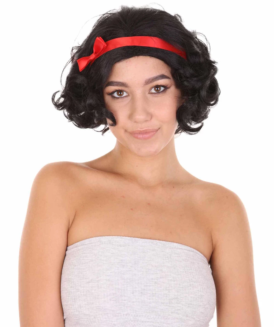 HPO Men's Princess Womens Wig | Black Short Queen Wig | Premium Breathable Capless Cap 2 HPO Men's Princess Womens Wig | Black Short Queen Wig | Premium Breathable Capless Cap