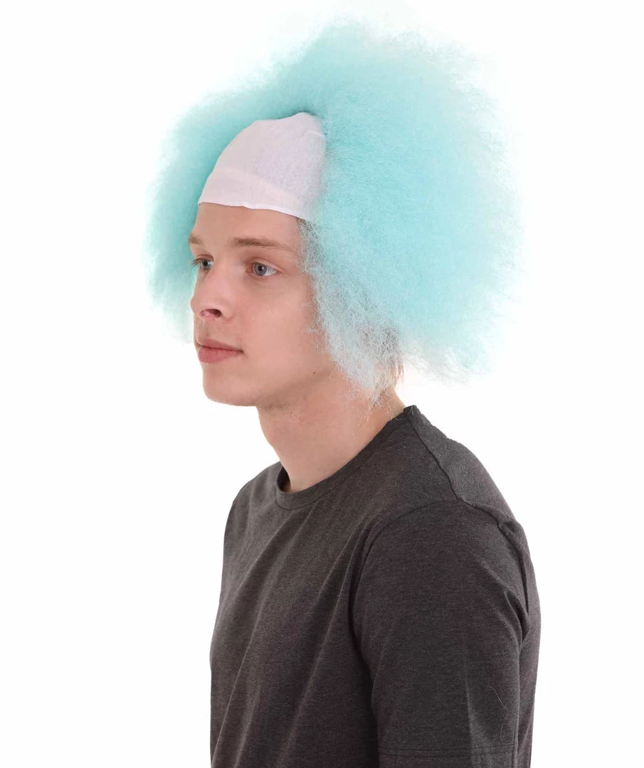 HPO Half Bald Head Mens Short Wig, Grey Men's 18 HPO Half Bald Head Mens Short Wig, Grey Men's