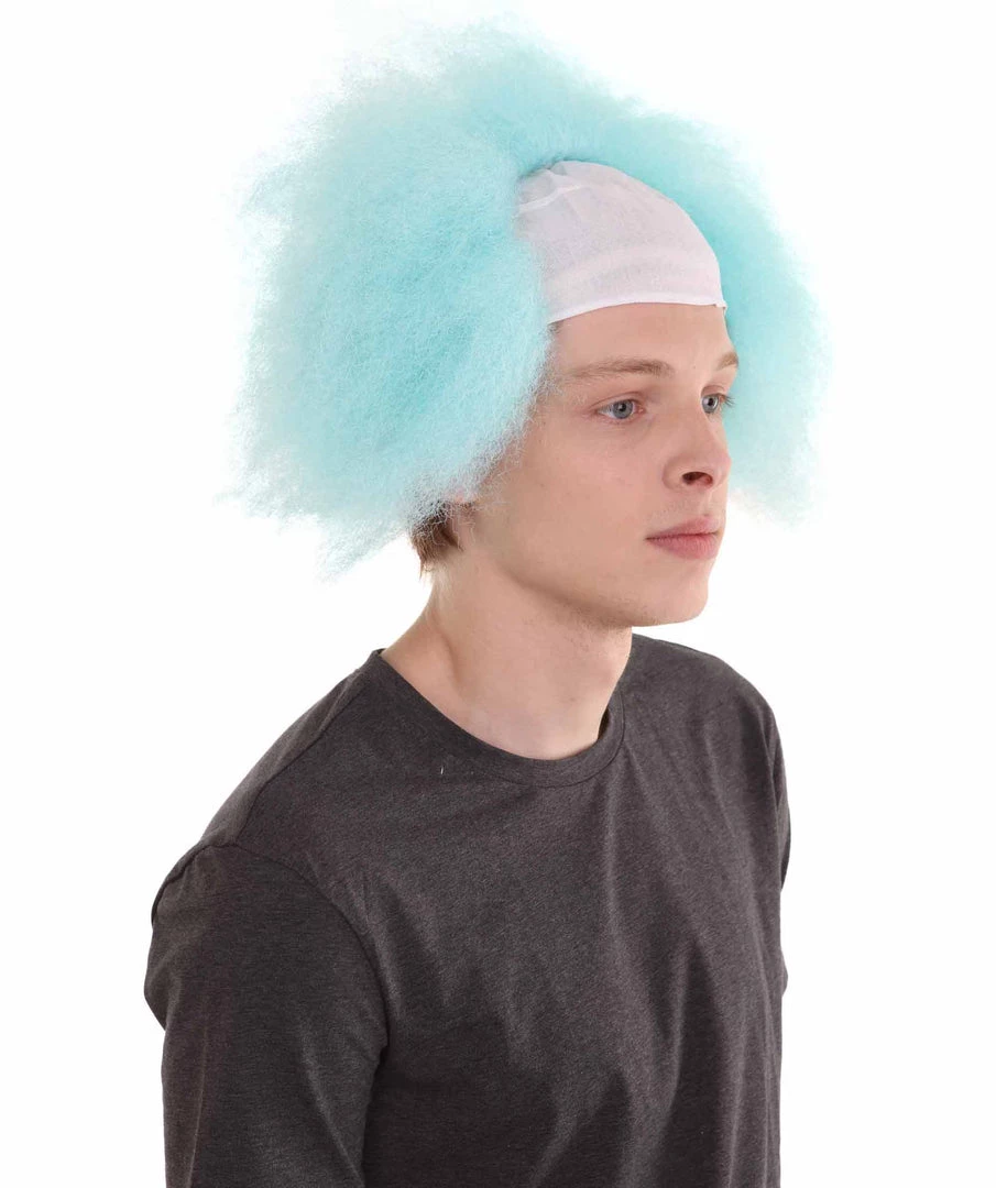 HPO Half Bald Head Mens Short Wig, Grey Men's 20 HPO Half Bald Head Mens Short Wig, Grey Men's