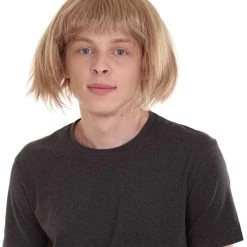 HPO Men's Comedy TV Mens Wig | Cosplay Halloween Wig | Premium Breathable Capless Cap