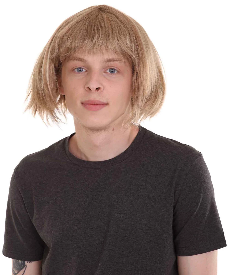 HPO Men's Comedy TV Mens Wig | Cosplay Halloween Wig | Premium Breathable Capless Cap 1 HPO Men's Comedy TV Mens Wig | Cosplay Halloween Wig | Premium Breathable Capless Cap