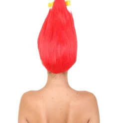 HPO Red Christmas Tree Unisex Wig | Merry Christmas Celebration Wig | Premium Breathable Capless Cap 12 HPO Red Christmas Tree Unisex Wig | Merry Christmas Celebration Wig | Premium Breathable Capless Cap