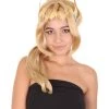 HPO Womens Fantasy Comic Cosplay Ponytail Wig | Gold TV/Movie Wigs | Premium Breathable Capless Cap Women's