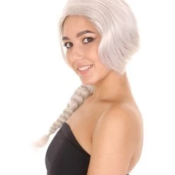 HPO Women's Womens Princess Adult Braided Wig | Blonde TV/Movie Wigs | Premium Breathable Capless Cap 10 HPO Women's Womens Princess Adult Braided Wig | Blonde TV/Movie Wigs | Premium Breathable Capless Cap