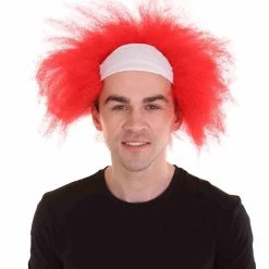 HPO Half Bald Head Mens Short Wig, Grey Men's 52 HPO Half Bald Head Mens Short Wig, Grey Men's