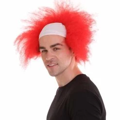 HPO Half Bald Head Mens Short Wig, Grey Men's 53 HPO Half Bald Head Mens Short Wig, Grey Men's