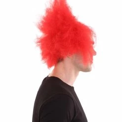 HPO Half Bald Head Mens Short Wig, Grey Men's 56 HPO Half Bald Head Mens Short Wig, Grey Men's