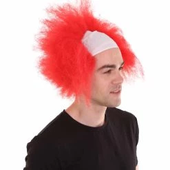 HPO Half Bald Head Mens Short Wig, Grey Men's 57 HPO Half Bald Head Mens Short Wig, Grey Men's