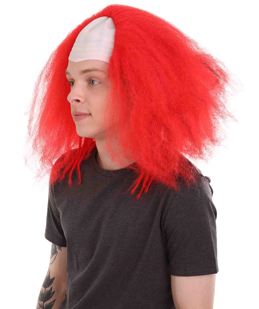 HPO Bald Clown Mens Wig | Multiple Color Choice Men's 34 HPO Bald Clown Mens Wig | Multiple Color Choice Men's